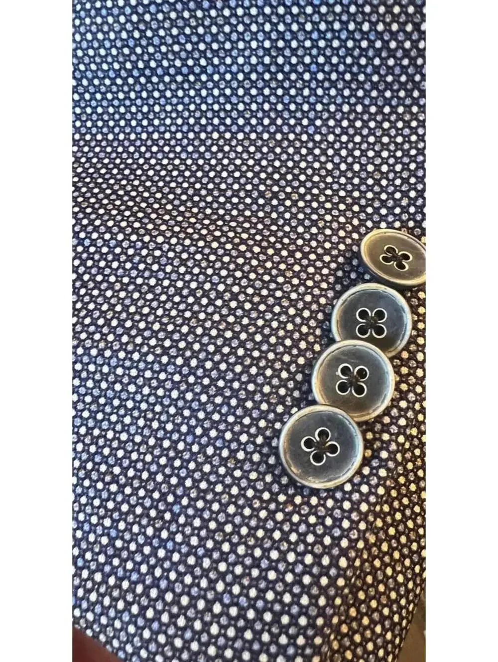 Reda 1865 Milano Italian Wool Sport Coal Blazer 40R Gray Birdseye Made in Italy